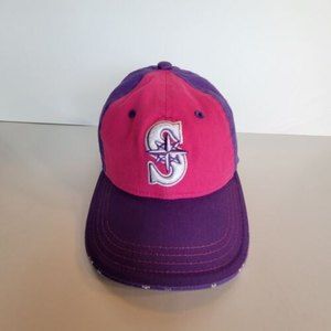 New Era SEATTLE MARINERS Pink Purple MLB BASEBALL HAT CAP Fan Kid Child Girl